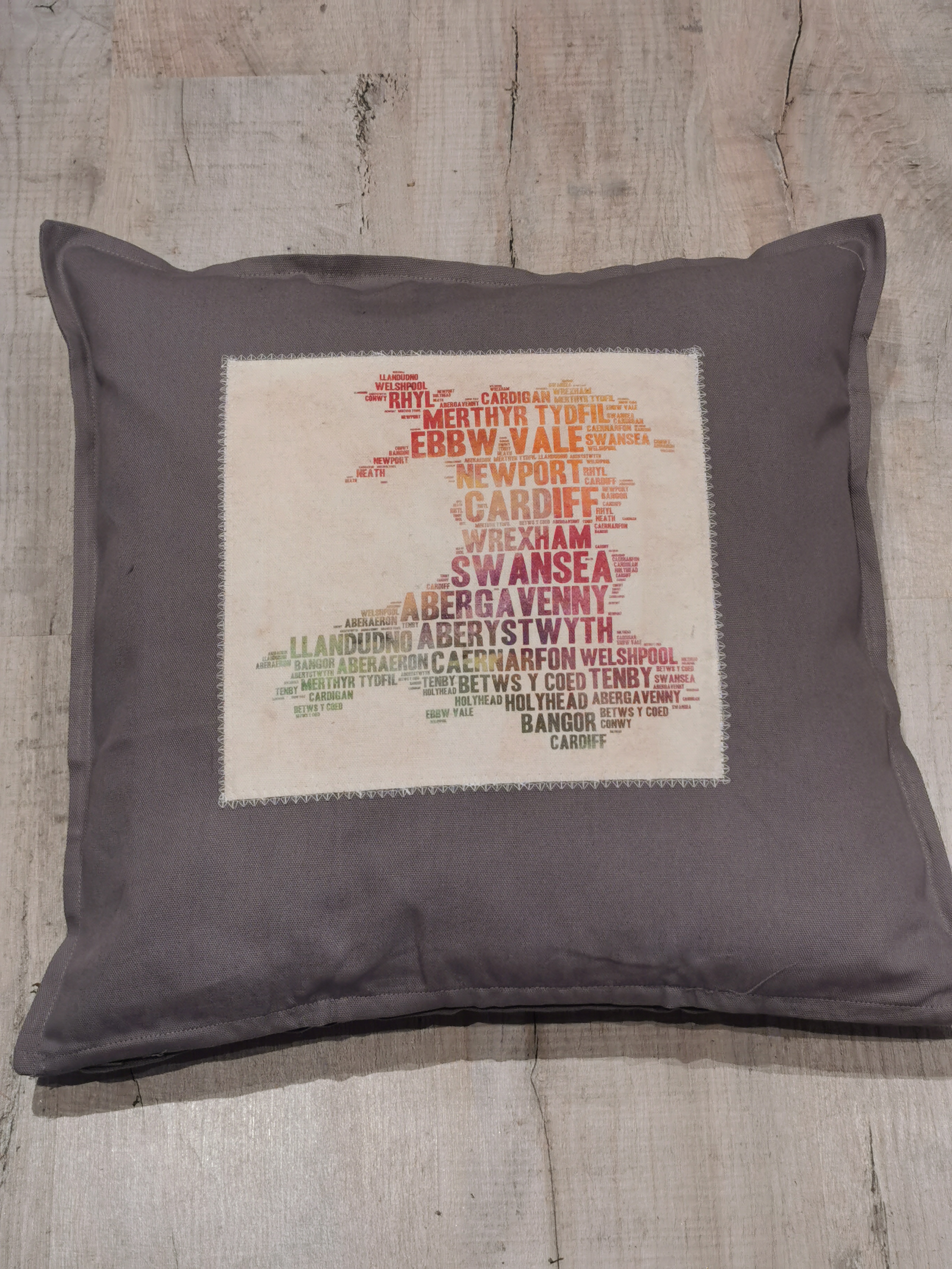 Wales word art cushion Little Treasured Gifts